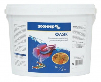 ФЛЭК хлопьевидный корм для всех видов рыб (ведро 10л) 2 кг