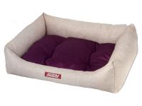 Лежак Люкс (флок) 90х80х25 см VIOLET КСОДИ (XODY)