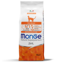 Monge Cat Speciality Line Monoprotein  Sterilised сух д/стерил.кошек Утка 10 кг