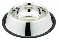 Миска из нержавеющей стали на резинке 0,18л