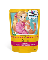 ZILLII влажные (пауч) для кошек суфле 85г*24 Индейка и Утка