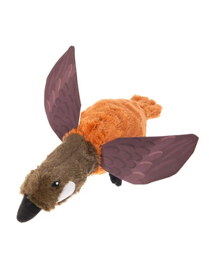 Pet-it мягкий Утка с пищалкой, 10x36 см игрушка для собак, серия Bird 