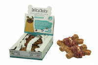 ДеликаЧойс Кость из сыромят.кожи с овощами, оберн.в мясо утки 1050-1200г 1х30шт/уп х10уп/кор