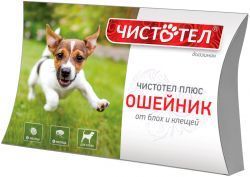 Чистотел плюс ошейник для собак "Супер" от блох и клещей