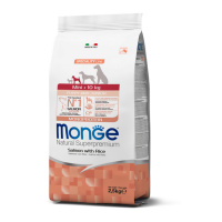 Monge Dog Speciality Line Monoprotein сух д/щенков мелких пор Лосось с рисом 2,5кг