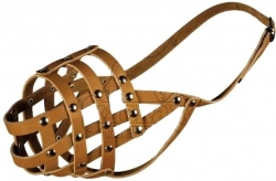 Намордник кож.  №3а (в/е.овчарка -сука) (3021)