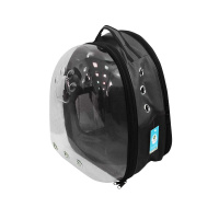 №1 Favorite Рюкзак-трансформер раскладной для переноски животных с панорамн.видом,24x30x40см,черный