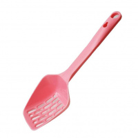 Совок для уборки кошачьего туалета, розовый, 30,4*10,2*4,5см, 20шт/уп