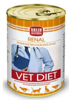 Solid Natura VET Renal диета для кошек влажный корм 340г