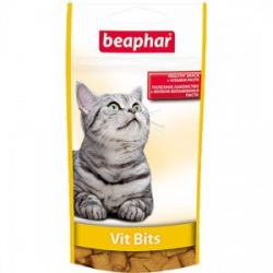 Подушечки "Vit Bits" д/кошек с мультивитаминной пастой 35г