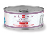 Solid Natura VET Obesity корм диетический диета для кошек влажный 100 г