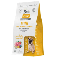 БРИТ КЕА сухой корм д/щенков и молодых мини пород 1,5кг индейка Puppy&Junior.Healthy Growth