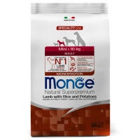 Monge Dog Speciality Line Monoprotein Mini сух д/собак мелких пор Ягненок с рисом и картофелем 800гр