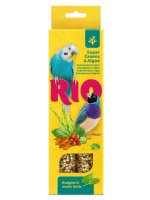 РИО палочки д/вол.попуг.и экзотов Суперзелень и водоросли, 2х40 г 1*8