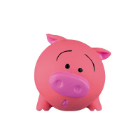 №1 Мини свинка розовая с пищалкой, латекс, 6,0 см, Игрушка для собак 1*144шт