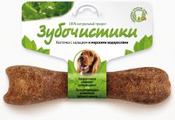 Зубочистики д/соб сред. пор. со вкусом морск. водоросл. 95 гр