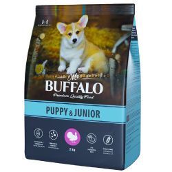 Mr.Buffalo PUPPY & JUNIOR 2кг (индейка) д/щенков и юниоров