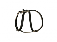 Шлейка кожаная "Восьмёрка"большая для собак шир.25мм.шея 42-56см,53-67