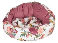 Лежак Подиум Гарден птицы Розовый 53х53х21 см  КСОДИ (XODY)