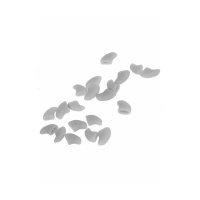 Когти "Гламурные лапки" белые размер S (165)