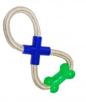 №1 Грейфер джутовый восьмерка с косточкой, 25 см, 1*96шт