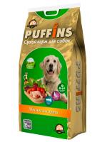 Пуффинс сухой д/с Мясное ассорти 15кг