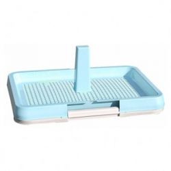 N1 Туалет для собак 62,5x48x23,5 см большой со столбиком 1*6 шт пластик