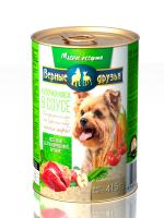 Верные Друзья конс. д/с Мясное ассорти кусочки в соусе ж/б 415 гр