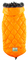 №1 Favorite Куртка утепленная с капюшоном, на флисовой подкладе, неон оранжевый, 51см, XL