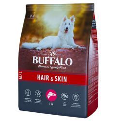 Mr.Buffalo HAIR & SKIN CARE 2кг (лосось) д/собак средних и крупных пород 