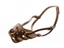 Намордник кож.цельнокроенный д/ротвейлера
