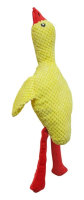 №1 Игрушка для собак Гусь с пищалкой, желтый, текстиль, 32Х50см, 1*80