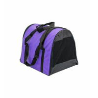 №1 Сумка-переноска, карм/ремень расклад. большая, 47х28х32см. Фиолетовая 1*5шт