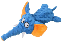 №1 Игрушка д/собак Слоник синий,с пищалкой,текстиль,30х19х3,5см,1х220шт