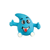 №1 Капелька голубая, латекс, с пищалкой, 6см, игрушка для собак, 1х288шт