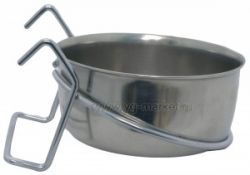 Уют Миска металлическая на крючках 0,89 л (1х12шт, 144 шт/кор)
