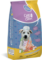 ЗА КОРМА РОДИНЫ д/соб "Смак для собак. С курочкой и овощами" 2,2 кг