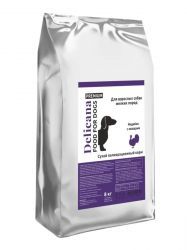 Delicana сух.д/собак мелких пород индейка с овощами 8кг / 1*1