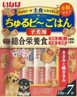 INABA ЧУРУ БИ лакомство д/щенков Трубочки куриное филе (10гр.*7) QDS-166