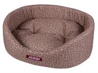 Лежак Премиум (рогожка) 55х43х16 см коричневый КСОДИ (XODY)