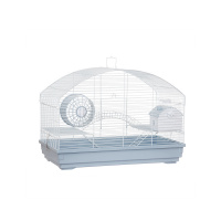 №1 Клетка для грызуна, 58*32*41, овальная, укомплектованная, серая,1*4