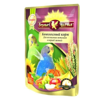 Верные Друзья корм для волнистых попугаев 500гр.