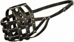 Намордник кож.  №3(эрдельтерьер.бультерьер.лабрадор.доберман-кобель