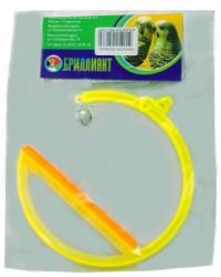 Качели-кольцо игрушка для птиц d120мм 1*250