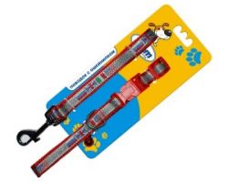 УЮТ Комплект ЮНИОН 1,5х120 см поводок/1,5х40 см ошейник, 1х72шт, 1*144шт цвет в асс-те