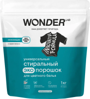 WONDER LAB Универсальный стиральный экопорошок для цветного белья 1кг