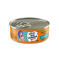 ZILLII для взрослых кошек с Кроликом влажн. банка 100г 