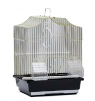 №1 клетка для птиц, 30*23*39, золотая, фигурная, укомплектованная, 1*10