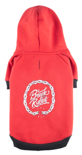 №1 Favorite Толстовка с капюшоном, красная, 36см, S