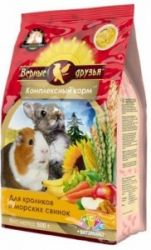Верные Друзья корм для кроликов и морских свинок 500гр.